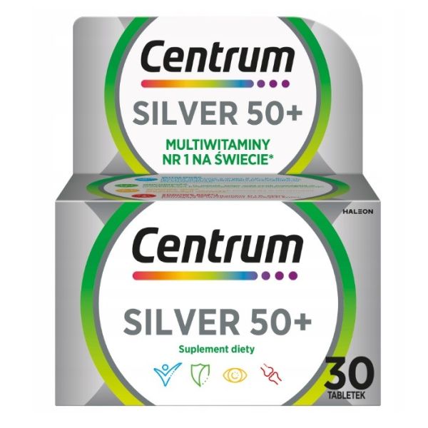 Centrum silver 50+ multiwitaminy suplement diety 30 tabletek