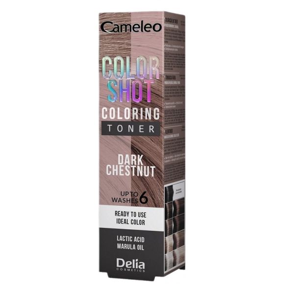 Cameleo color shot toner do włosów dark chestnut 60ml