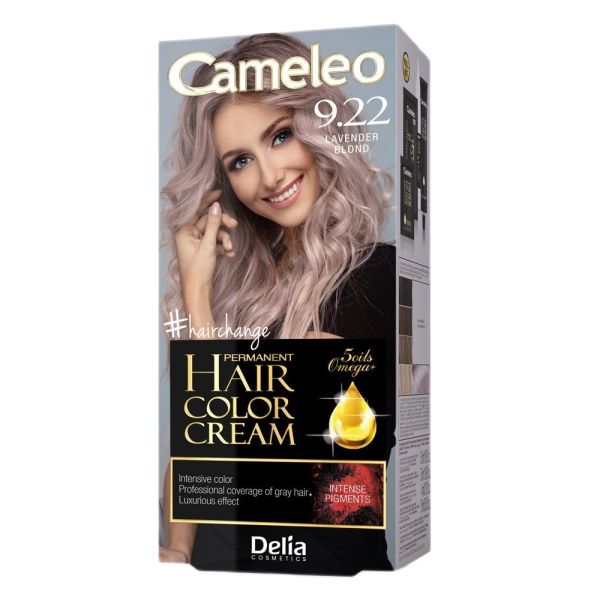 Cameleo omega permanent hair color cream trwale koloryzująca farba do włosów 9.22 lavender blond