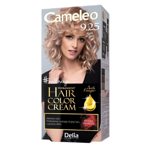 Cameleo omega permanent hair color cream trwale koloryzująca farba do włosów 9.25 rose blond