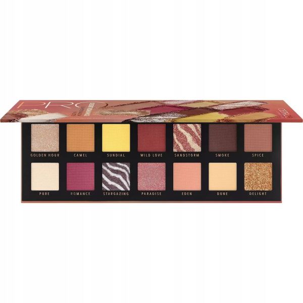 Catrice pro desert romance slim eyeshadow palette paleta cieni do powiek 010 destination love 10.6g