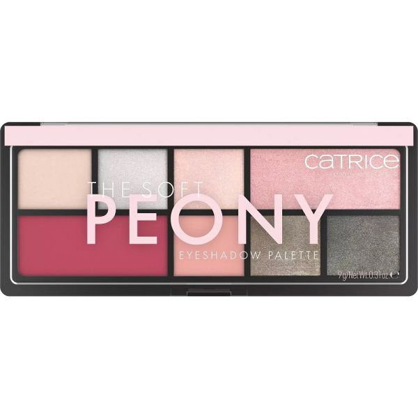 Catrice the soft peony eyeshadow palette paleta cieni do powiek 9g