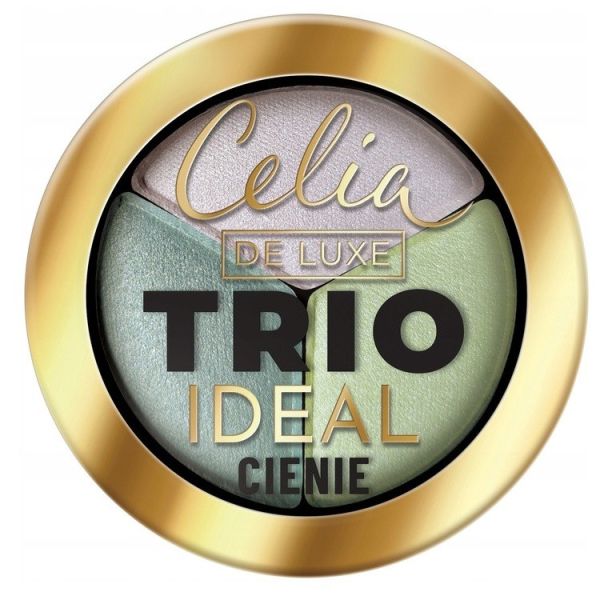Celia de luxe trio ideal prasowane cienie do powiek 302 4g