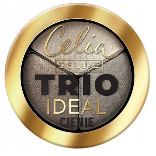 Celia de luxe trio ideal prasowane cienie do powiek 303 4g