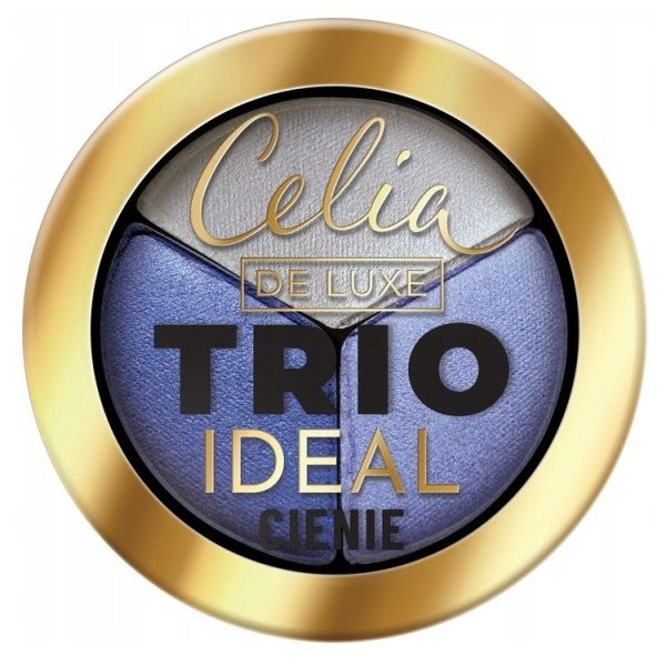 Celia de luxe trio ideal prasowane cienie do powiek 304 4g