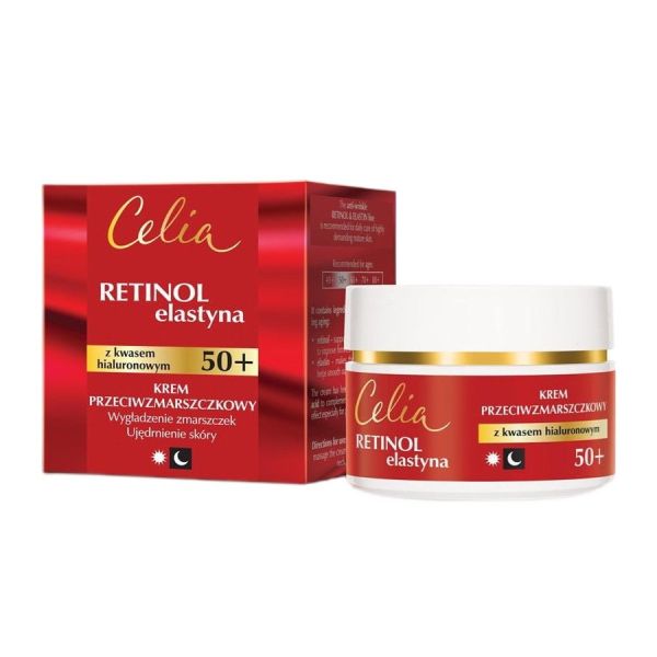 Celia retinol elastyna krem przeciwzmarszczkowy 50+ 50ml