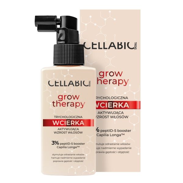 Cellabic tricho grow therapy trychologiczna wcierka aktywująca wzrost włosów 100ml