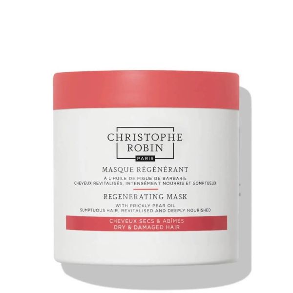 Christophe robin regenerating mask with prickly pear oil kremowa odżywcza maska do włosów suchych i zniszczonych 250ml