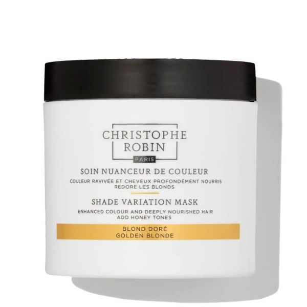 Christophe robin shade variation mask odżywcza kremowa maska odświeżająca kolor włosów golden blonde 250ml