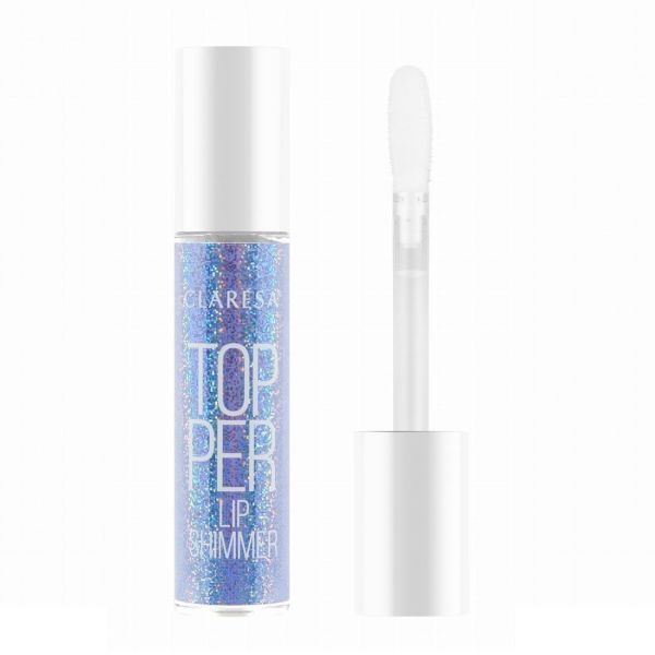 Claresa topper lip shimmer błyszczyk do ust 02 blew blue 4.4g