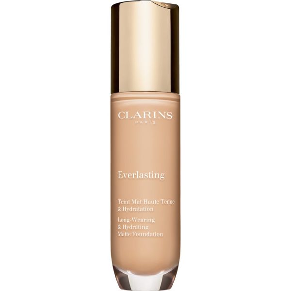 Clarins everlasting foundation nawilżający podkład matujący do twarzy 105 nude 30ml