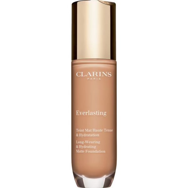 Clarins everlasting foundation nawilżający podkład matujący do twarzy 112 amber 30ml