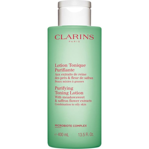 Clarins purifying toning lotion tonik oczyszczający do skóry tłustej i mieszanej 400ml