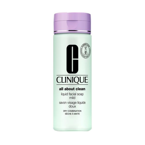 Clinique all about clean™ liquid facial soap mild mydło w płynie do twarzy dla skóry mieszanej 200ml