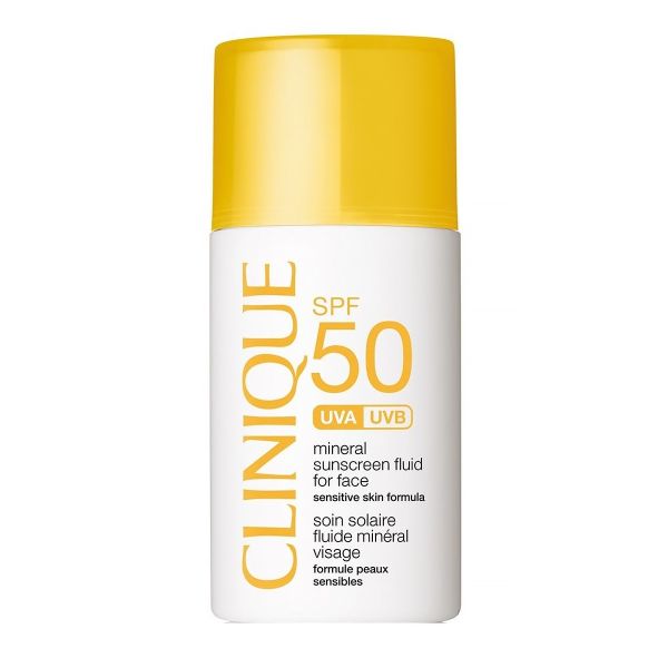 Clinique spf 50 mineral sunscreen fluid for face emulsja do opalania twarzy 30ml