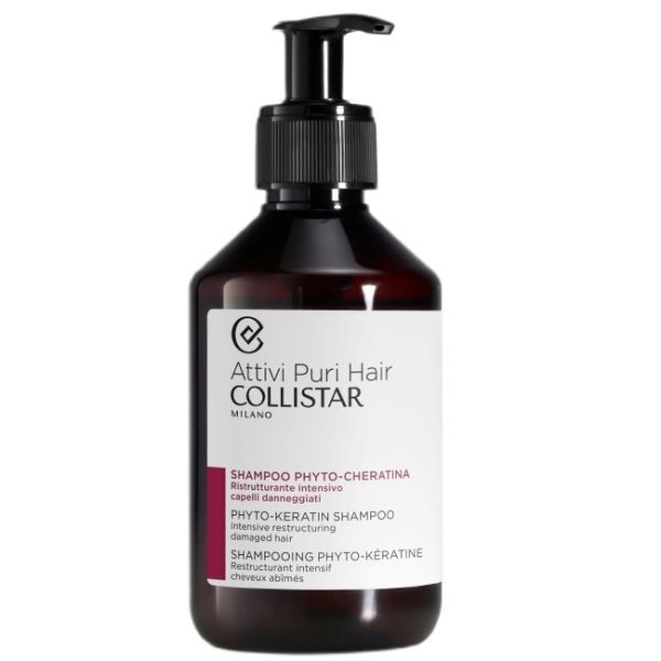 Collistar attivi puri hair szampon do włosów z fitokeratyną 250ml