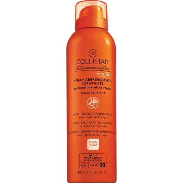 Collistar moisturizing tanning nawilżający spray do opalania spf30 200ml