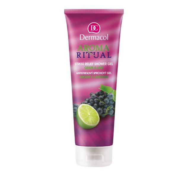 Dermacol aroma ritual stress relief shower gel żel pod prysznic grape & lime 250ml