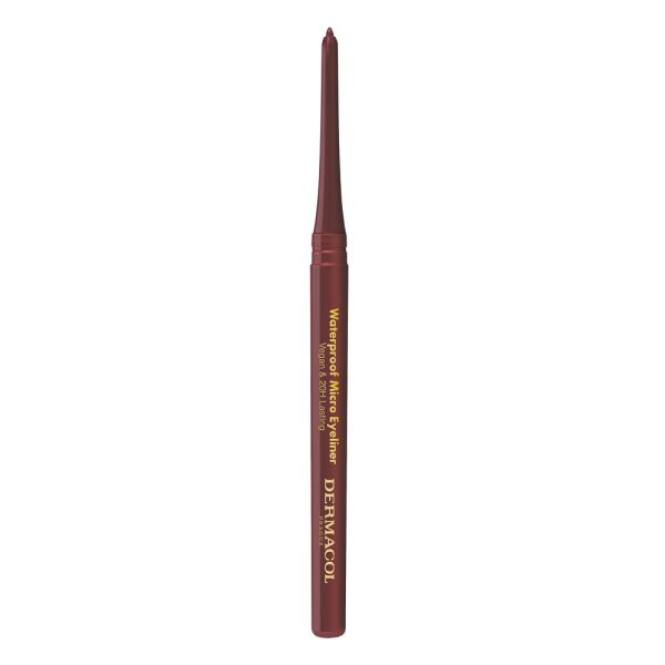 Dermacol waterproof micro wodoodporny eyeliner 02 brown 0.35g