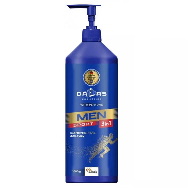 Dalas men sport żel pod prysznic 3w1 1000g