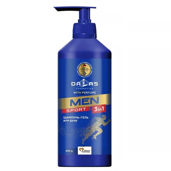 Dalas men sport żel pod prysznic 3w1 500g