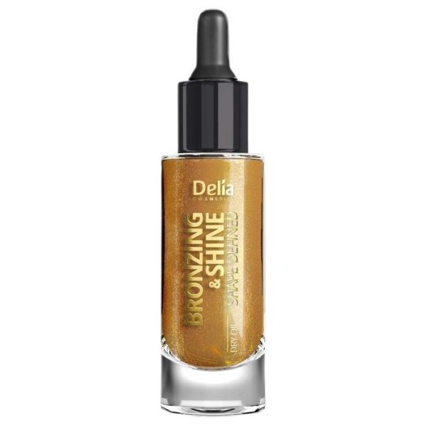 Delia bronzing & shine suchy olejek brązująco-rozświetlający 20ml