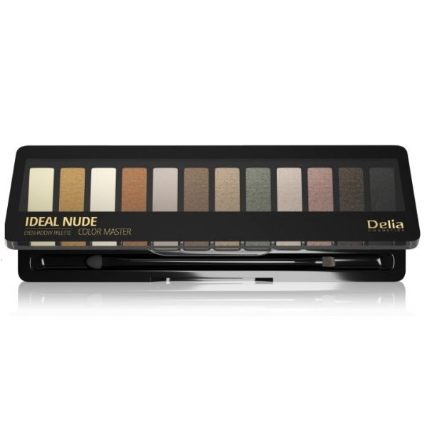 Delia color master ideal nude paleta cieni do powiek 01