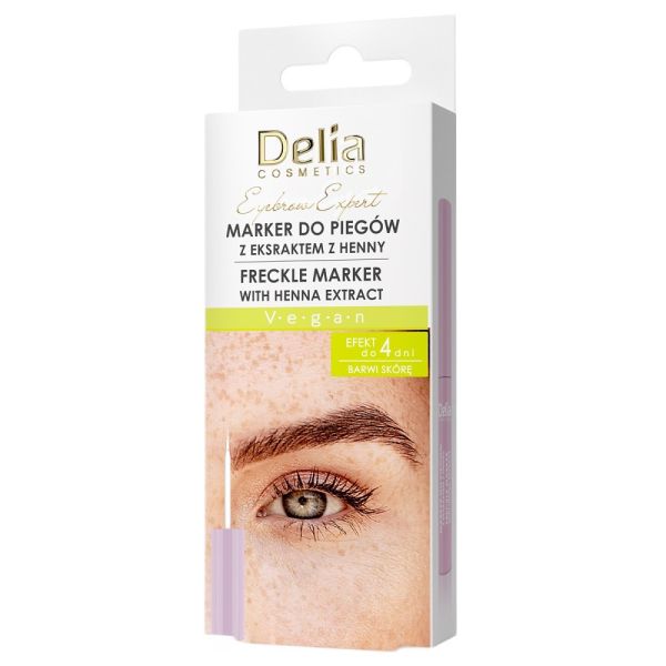 Delia eyebrow expert marker do piegów z ekstraktem z henny 4ml