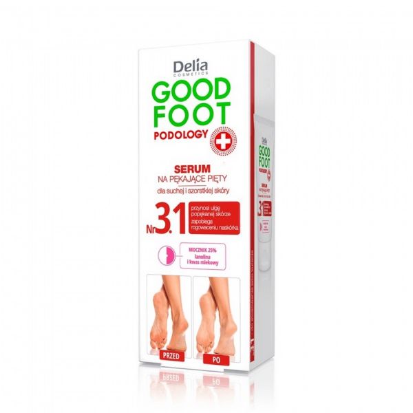 Delia good foot podology 3.1 serum na pękające pięty dla suchej i szorstkiej skóry 60ml