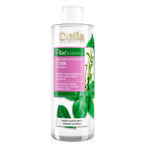 Delia plant essence nawilżająco-łagodzący tonik do twarzy 200ml