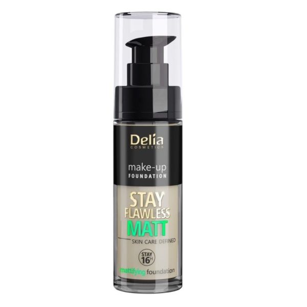 Delia stay flawless matt podkład matujący 404 30ml