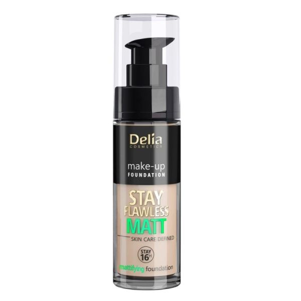 Delia stay flawless matt podkład matujący 405 30ml