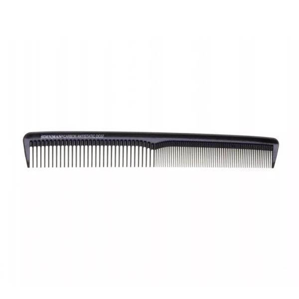 Denman dc07 carbon small setting comb grzebień do włosów black