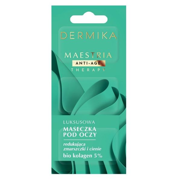 Dermika maestria anti-age therapy luksusowa maseczka pod oczy bio kolagen 5% 3x1.5ml