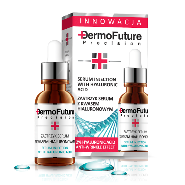 Dermofuture serum injection with hyaluronic acid kuracja do twarzy z kwasem hialuronowym 20ml