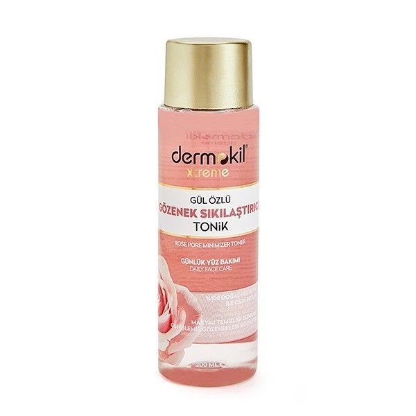 Dermokil xtreme rose pore minimizer toner tonik do twarzy z wodą różaną 200ml