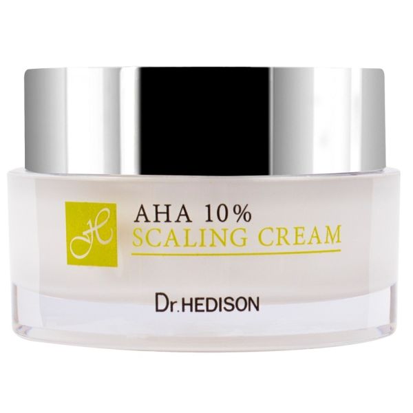 Dr.hedison aha 10% scaling cream złuszczający krem do twarzy z kwasami aha 100ml