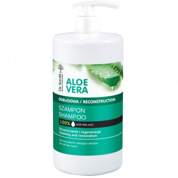 Dr. sante aloe vera shampoo odbudowujący szampon do wszystkich rodzajów włosów 1000ml