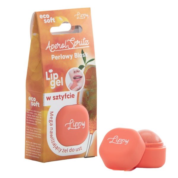 Ecosoft lip gel mega nawilżający żel do ust aperol spritz 6.2g