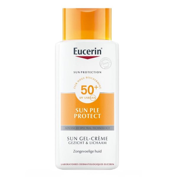 Eucerin sun leb protect spf50+ przeciwsłoneczny żel-krem do twarzy i ciała 150ml