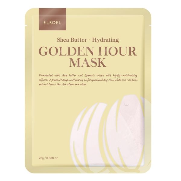 Elroel golden hour mask nawilżająca maska do twarzy shea butter 25g
