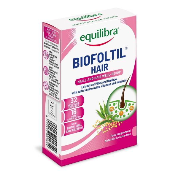 Equilibra biofoltil hair suplement diety 32 kapsułki