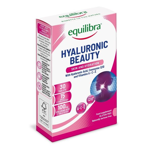 Equilibra hyaluronic beauty suplement diety 30 tabletek