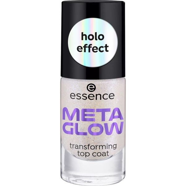 Essence meta glow top coat do paznokci z efektem holograficznym 8ml