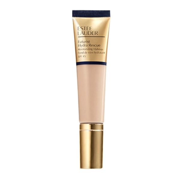 Estee lauder futurist hydra rescue moisturizing makeup spf45 długotrwały kryjący rozświetlający podkład do twarzy 2c1 pure beige 35ml