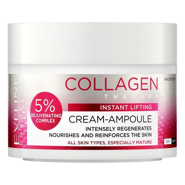 Eveline cosmetics collagen therapy krem-ampułka 50ml