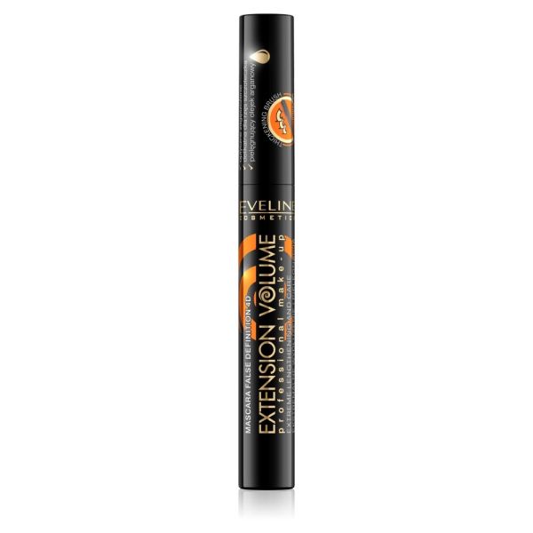 Eveline cosmetics extension volume mascara tusz do rzęs wydłużająco-pielęgnujący 10ml