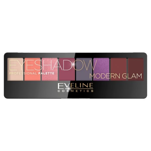 Eveline cosmetics eyeshadow professional palette paleta cieni do powiek 03 modern glam