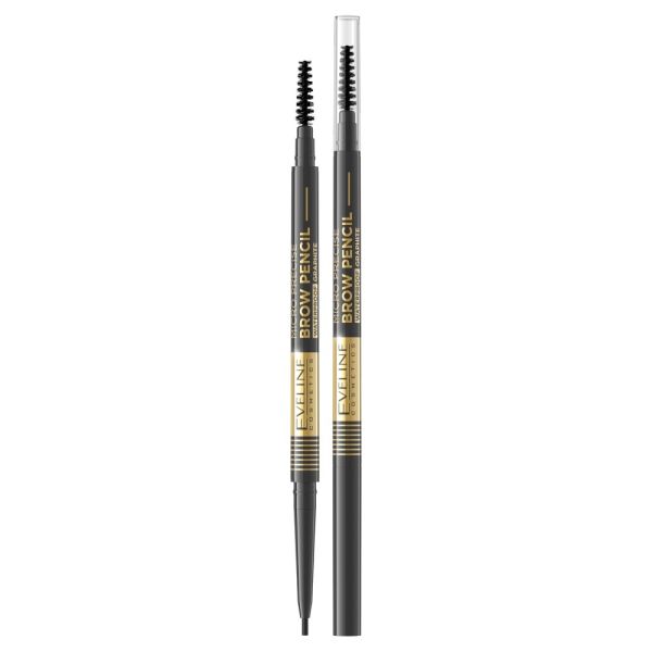 Eveline cosmetics micro precise brow pencil ultraprecyzyjna kredka do brwi 04 graphite