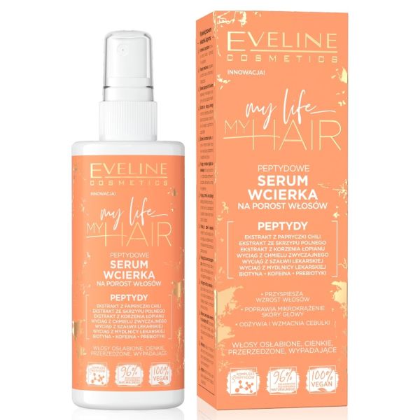 Eveline cosmetics my life my hair peptydowe serum wcierka na porost włosów 150ml